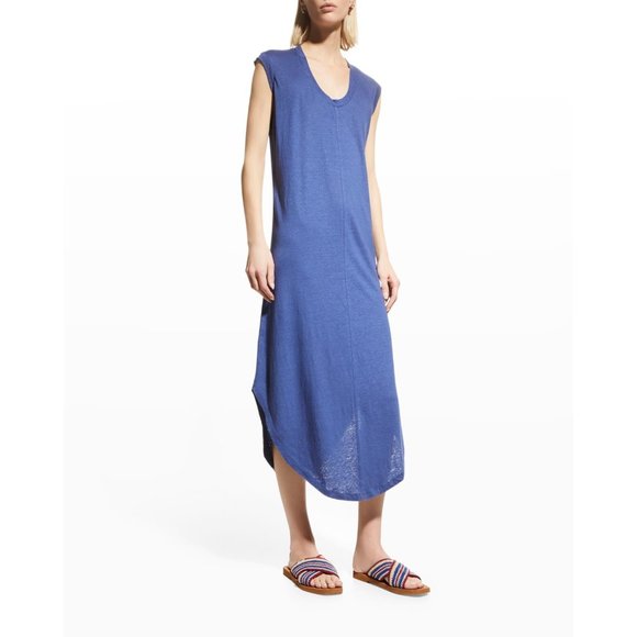 NIC+ZOE Scoop Neck Tank Dress in Parisian Blue - NWT - Size XXL NWT - Picture 2 of 3